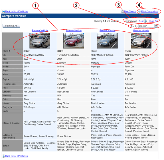 Comparison Snapshot